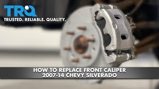 How to Replace Front Calipers 200714 Chevy Silverado [upl. by Truelove]