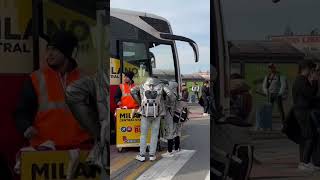 Taking Bus from Bergamo Airport to Milan Central Station 🚌🇮🇹 bus airportbus italy shorts [upl. by Kyla]