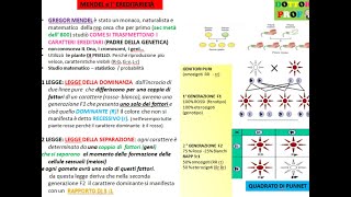 Le 3 leggi di Mendel riassunto semplice [upl. by Ecyned]