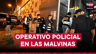 Las Malvinas incautan cientos de celulares robados en operativo policial [upl. by Suoicerp]