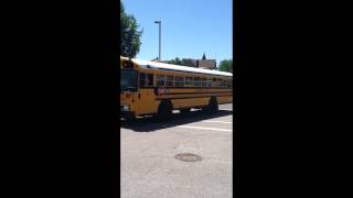 2014 Last Day of School  Barberton Middle School  Parade of the School Buses [upl. by Kcirdahs]