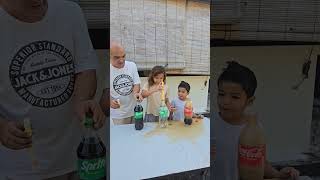 Fizzy Explosions Cola Fanta and Mentos Adventures challenge familygame shorts [upl. by Susanetta]