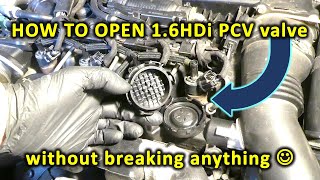 Howto to open 16HDiTDCi PCV valve without breaking any plastic bits [upl. by Arturo]