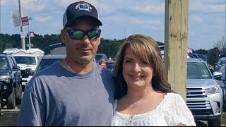 Wife of Man Killed at Donald Trump Rally Returns to Site [upl. by Ennovihc]