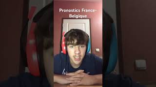 Pronostics FranceBelgique shorts football france belgium [upl. by Gide490]