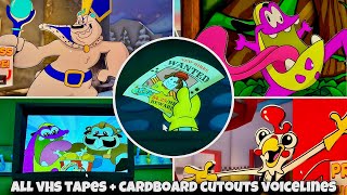 Clucky’s New UPDATE  All Cardboad Cutout Voicelines amp All Secret Hidden VHS TAPES with Locations [upl. by Kleinstein]