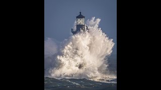 Storm damage to Maine lighthouses January 2024 [upl. by Oletha]