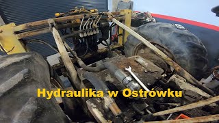 Vlog95Koparkoładowarka Ostrówek Ursus K162 1984Renovation of a backhoe loaderhydraulika [upl. by Chesnut895]