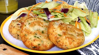 Tortitas de Papa con Atún 🍴 una receta de papas Bestial ✅ [upl. by Juster]