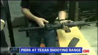 Piers Morgan Fires Assault Rifles At Texas Gun Range [upl. by Bergeron]