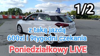 LIVE warty 600 zł i 9 tygodni czekania Za kierownicą WIKTOR przyszły instruktor nauki jazdy 12 [upl. by Ainattirb135]