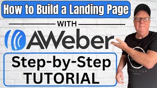 How to Build a Landing Page With Aweber Create Landing Pages With Aweber [upl. by Herb]