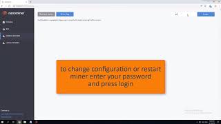 Nanominers new builtin web interface and Nvidia OC [upl. by Etnad]