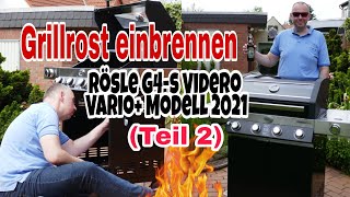 Unboxing amp Aufbau Rösle Gasgrill BBQStation Videro G4S VARIO schwarz  Modell 2021  Gasgrill [upl. by Diogenes]