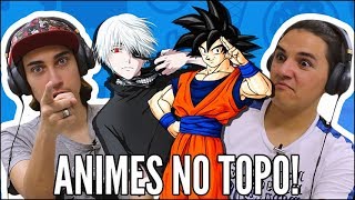 JOVENS REAGEM A ANIMES NO TOPO  7 MINUTOZ  NERD HITS [upl. by Nevla]