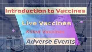 Introduction to Vaccine Live amp Killed vaccineCrash Course [upl. by Honora]