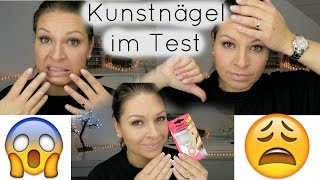 Fingrs Kunstnägel selbst kleben I Drogerie I Review I Katastrophe I Mamacobeauty [upl. by Vitia]