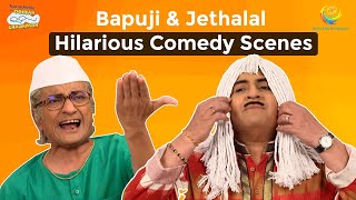 Bapuji amp Jethalal Hilarious Moments I Comedy Scenes  Taarak Mehta Ka Ooltah Chashmah [upl. by Higginson]