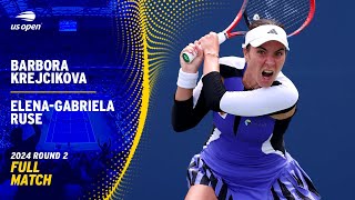 Barbora Krejcikova vs Elena Gabriela Ruse Full Match  2024 US Open Round 2 [upl. by Depoliti]