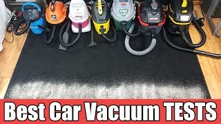 Best Vacuum For Car Detailing  TESTED Ridgid vs Shop Vac vs Armor All vs Vacmaster [upl. by Crespo]