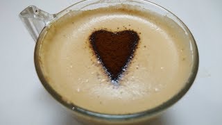 Cappuccino at Home Only 3 Ingredients Cappuccino Coffee Recipe  Diet N Delicious [upl. by Aroel]