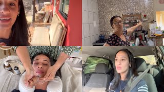 VLOG Chegou a nova cozinha Madesa da mamis  já começaram as mudanças  Voltei a cuidar da pele [upl. by Mihar]