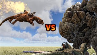 Concavenator VS ARK Dinos ARK Mod Dino Battle 7 [upl. by Noah]