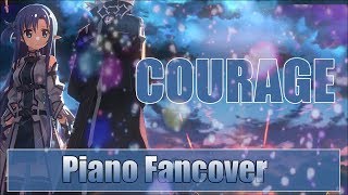 SAO  Courage German Piano Fancover [upl. by Ahseer589]