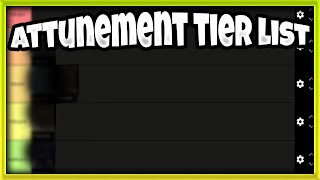 NEW ATTUNEMENT TIER LIST  Deepwoken [upl. by Pallaton]