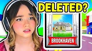 ROBLOX BROOKHAVEN Is Getting DELETED in 2024 [upl. by Eniac769]