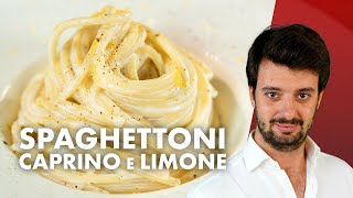 Spaghettoni caprino e limone freschi e delicati ESTATE [upl. by Mya]