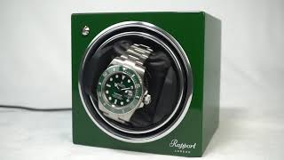 東暉國際代理 Rapport Evo Cube watch winder 手錶自動上鏈盒116610 LV 綠水鬼款式 [upl. by Naejarual392]