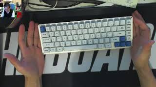 A Quick Look at The Whitefox Vera Keyboard with Hako Clears [upl. by Cyma709]