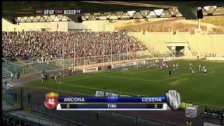 Ancona 0  0 Cesena HIGHLIGHTS 12ª GIORNATA DI SERIE B 31 10 2009 HQ [upl. by Kernan]