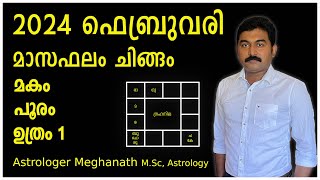 chingam february 2024 monthly predictions in malayalam [upl. by Korman]