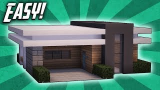 Minecraft How To Build A Small Modern House Tutorial 11 [upl. by Lenox]