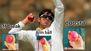 saeed ajmal bowling tipsall variation off spindoosraarm ball how to do with straight arm very esy [upl. by Bendicty]