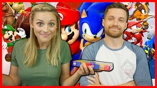 MARIO amp SONIC RIO 2016 OLYMPIC GAMES W THE BEAN BOOZLED CHALLENGE [upl. by Lyell]