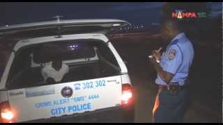 NAMPA WHK Otjomuise suspect caught in the act 29 Dec 2012mov [upl. by Anawik105]