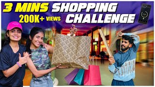 Madhu 3 Mins Shopping Challenge Kotlu 🤭 prebirthdaygift  nikhilnisha  Nikhil Nisha Vlogs [upl. by Nnylak498]