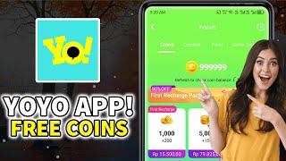 YoYo app Free Coins  How to Get Unlimited Coins Free in YoYo App Great Tip AndroidiOS [upl. by Donough312]