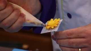 How to Make Buttercream Flowers and Borders with Petal and Leaf Tips  Global Sugar Art [upl. by Negiam]