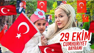 29 EKİM CUMHURİYET BAYRAMI VLOG   Gamze Karta Öykü Karta [upl. by Krik]