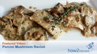 Porcini Mushroom Ravioli [upl. by Nnarefinnej442]