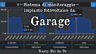 Monitoraggio Impianto Fotovoltaico Fai da Te da Garage [upl. by Allesig]