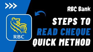 How to Read a Royal Bank of Canada Cheque  Read a RBC Check Online 2023 [upl. by Dragon]