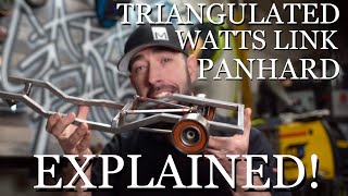 Suspension Basics 03 Watts Link Triangulated Four Link and Panhard Bar Explained [upl. by English]