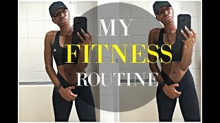 MODEL FITNESS MORNING ROUTINE  ShorterThanYourAverageModel [upl. by Dee]