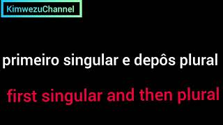 substantivos em kimbundu parte 2 nouns in Kimbundu  2 [upl. by Ttenyl]