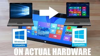 Downgrading from Windows 10 to Windows 81 ACTUAL HARDWARE [upl. by Creath]